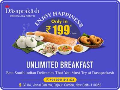 Experience Authentic South Indian Cuisine at Dasaprakash in Rajouri Garden