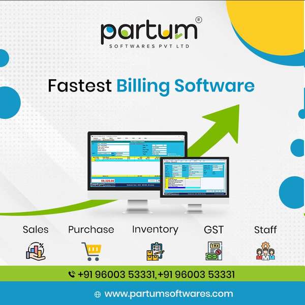 Partum Softwares - Custom Billing Software | GST Billing & Inventory Solutions