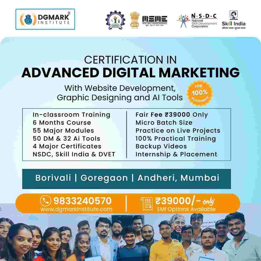 Digital Marketing Courses in Mumbai – DGmark Institute