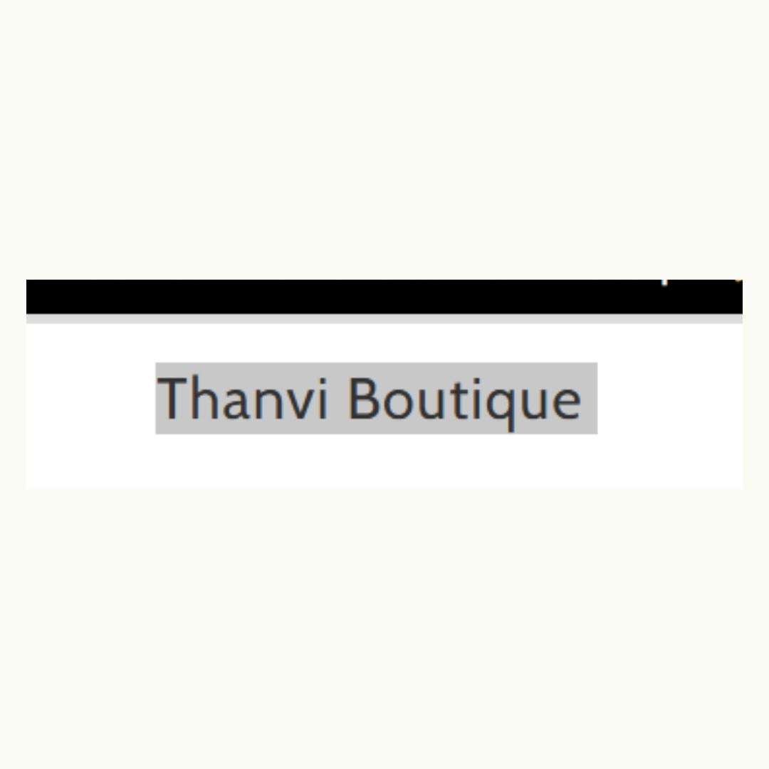 Thanvi Boutique | Authentic Handloom Sarees & Pure Silk Sarees for Women