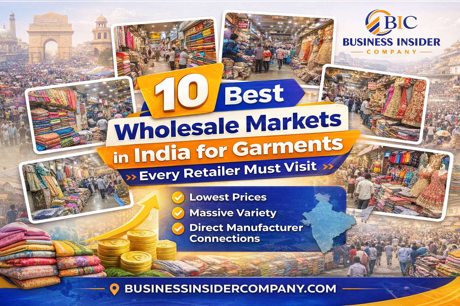 10 Best Wholesale Markets in India for Garments