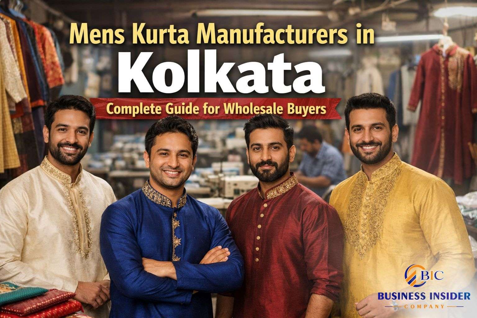 Mens Kurta Manufacturers in Kolkata: Complete Guide for Wholesale Buyers