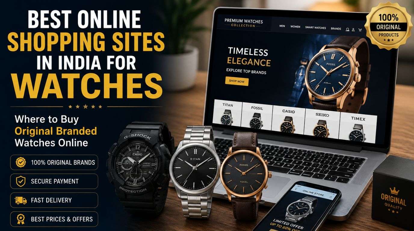Best Online Shopping Sites in India for Watches – Where to Buy Original Branded Watches Online