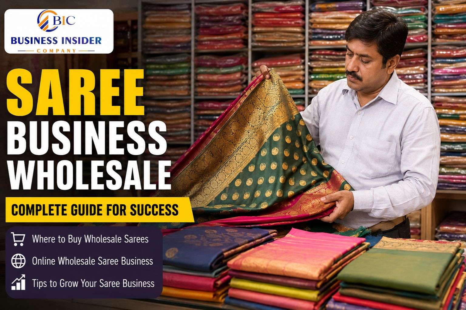 Saree Business Wholesale – Complete Guide for Success