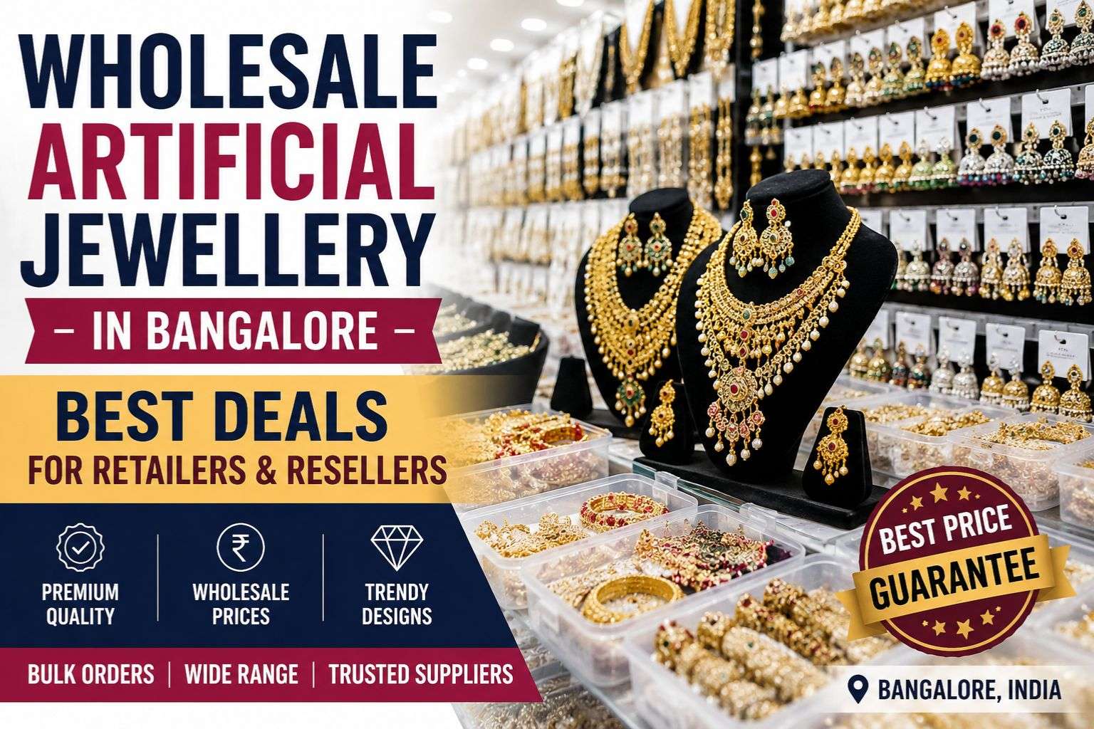 Wholesale Artificial Jewellery in Bangalore: Best Deals for Retailers & Resellers