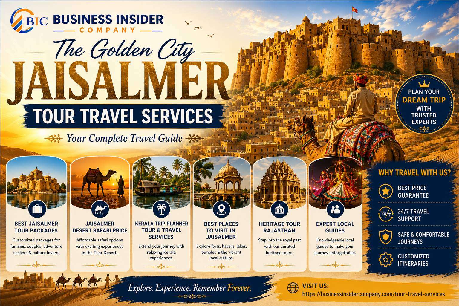 The Golden City Jaisalmer Tour Travel Services: Your Complete Travel Guide