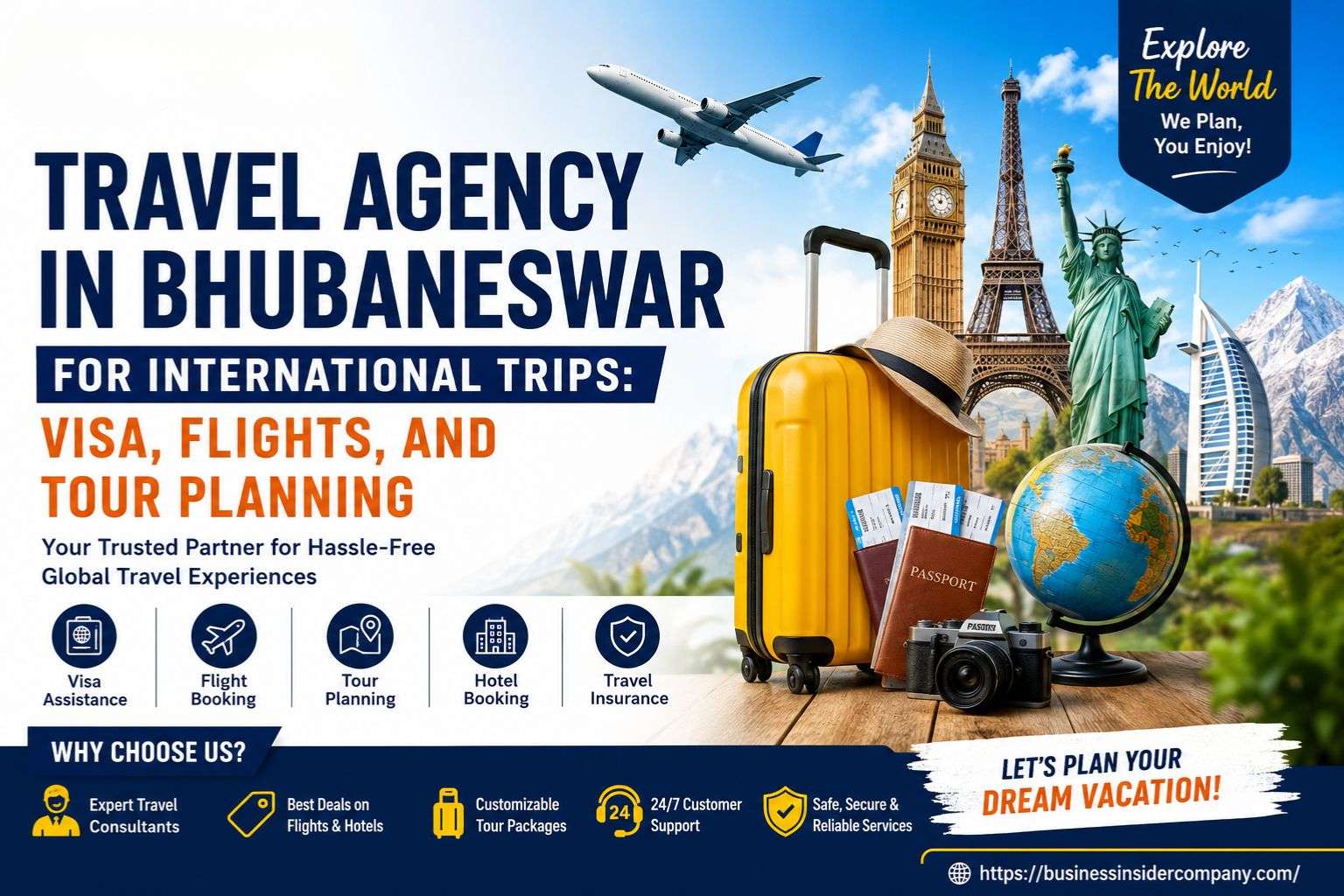 Travel Agency in Bhubaneswar for International Trips: Visa, Flights, and Tour Planning
