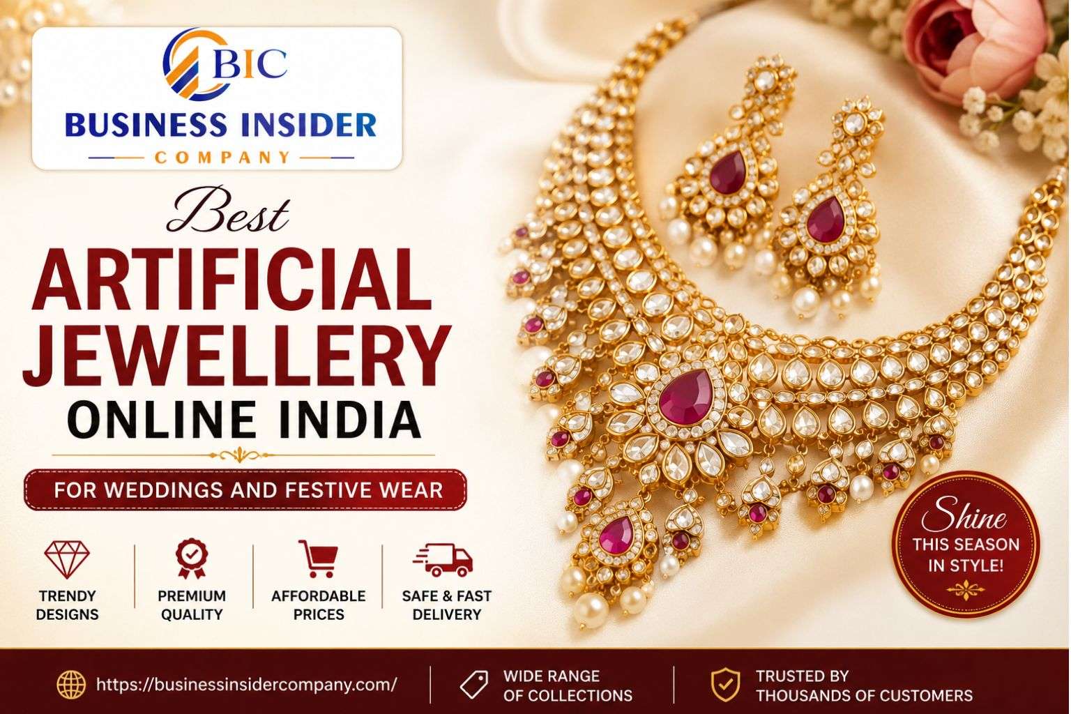 Best Artificial Jewellery Online India for Weddings and Festive Wear