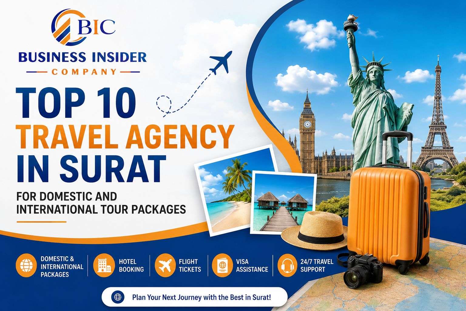Top 10 Travel Agency in Surat for Domestic and International Tour Packages