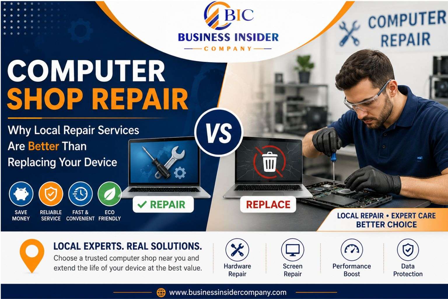 Why Local Computer Shop Repair Services Are Better Than Replacing Your Device