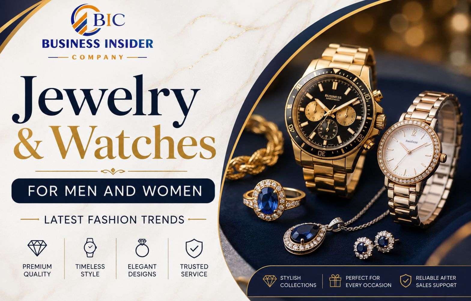 Jewelry and Watches for Men and Women: Latest Fashion Trends