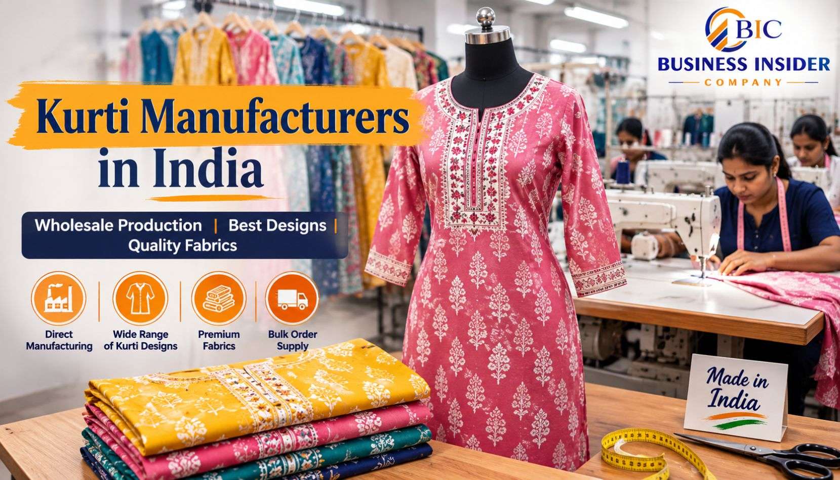 Kurti Manufacturers in India: Wholesale Prices, Designs, and Buying Guide