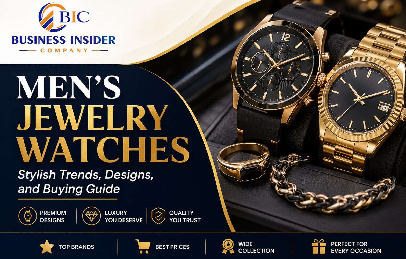 Men's Jewelry Watches: Stylish Trends, Designs, and Buying Guide