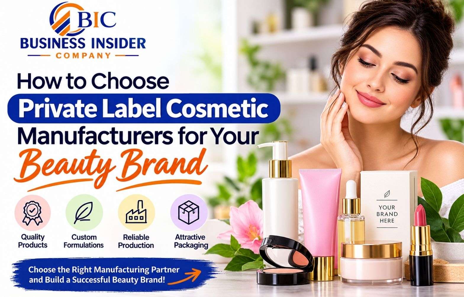 How to Choose Private Label Cosmetic Manufacturers for Your Beauty Brand